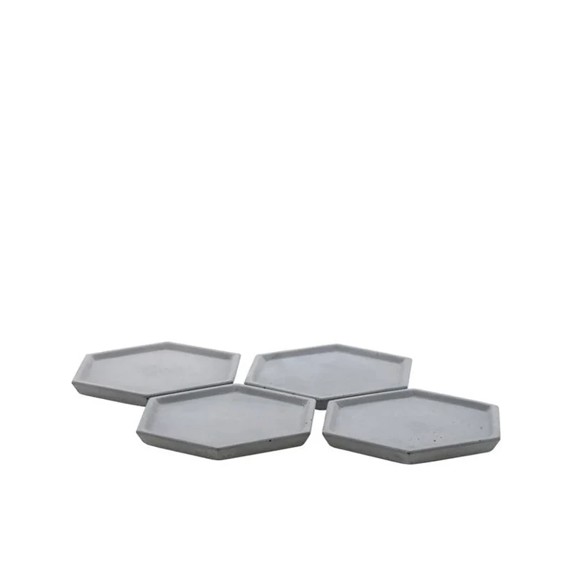 Untersetzer Beton eckig - 4er Set