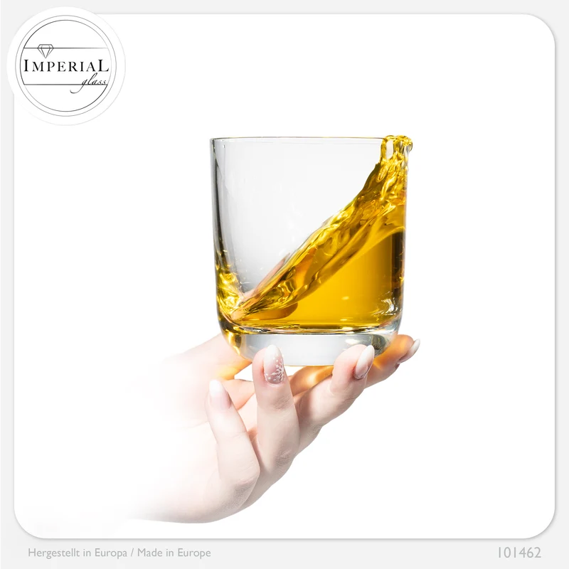 IMPERIAL glass Trinkgläser aus Glas 225ml (max.330ml) Set 12-Teilig