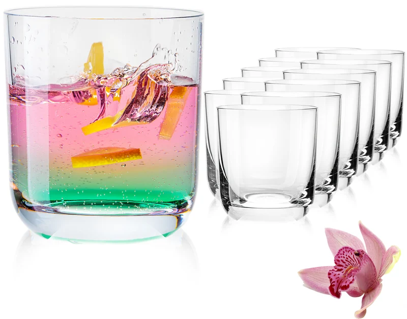IMPERIAL glass Trinkgläser aus Glas 225ml (max.330ml) Set 12-Teilig