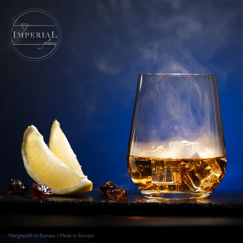IMPERIAL glass Trinkgläser aus Glas 330ml (max. 450ml) Set 12-Teilig