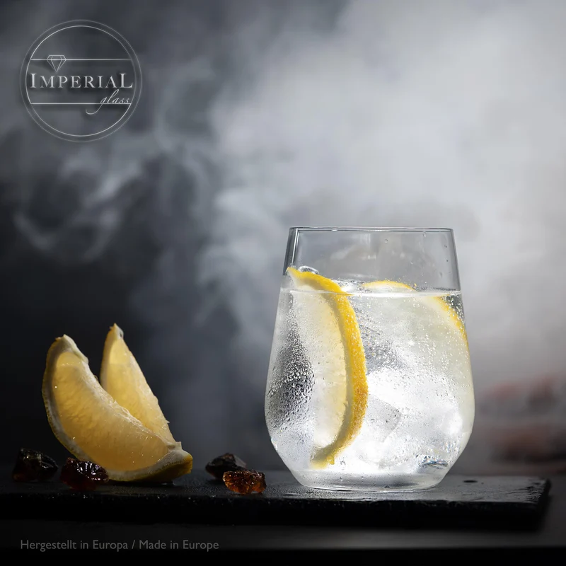 IMPERIAL glass Trinkgläser aus Glas 330ml (max. 450ml) Set 6-Teilig