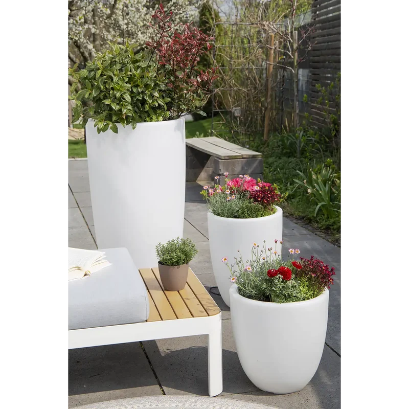 Beleuchteter Blumentopf