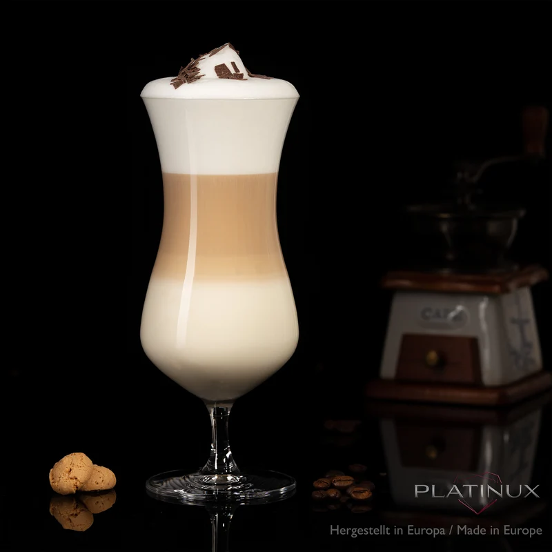 PLATINUX Große Cocktailgläser aus Crystalline Glas 400ml Set 4-Teilig Hurricane Gläser