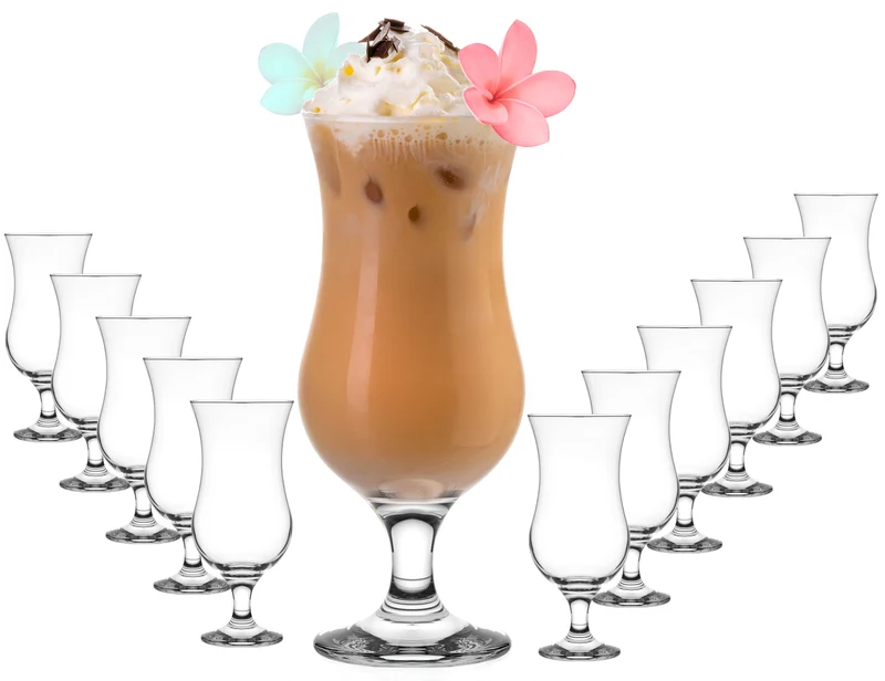 PLATINUX Cocktailgläser Set 12 Stück 400ml (max. 470ml)