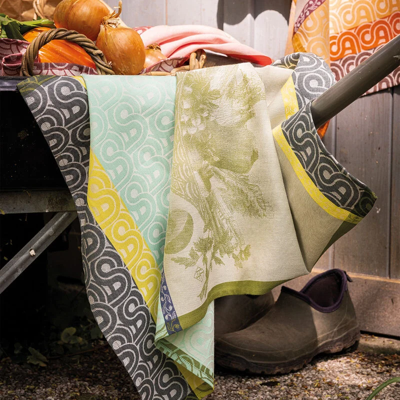 -Le Jacquard Francais- Geschirrtuch 80x60cm "Potarger d'Hiver" 100% Baumwolle