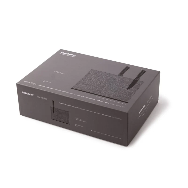 Sambonet Black Edge Ceppo Coltelli Magnetico