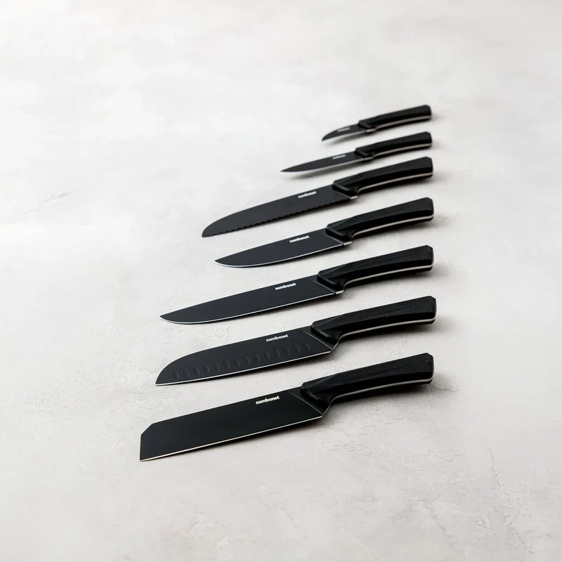 Sambonet Black Edge Coltello Orientale 18 cm