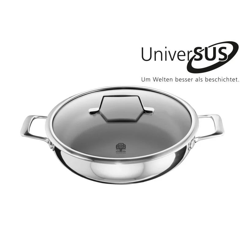 -Joseph Schulte-Ufer- "Astral" Schmorpfanne mit Deckel in drei Größen