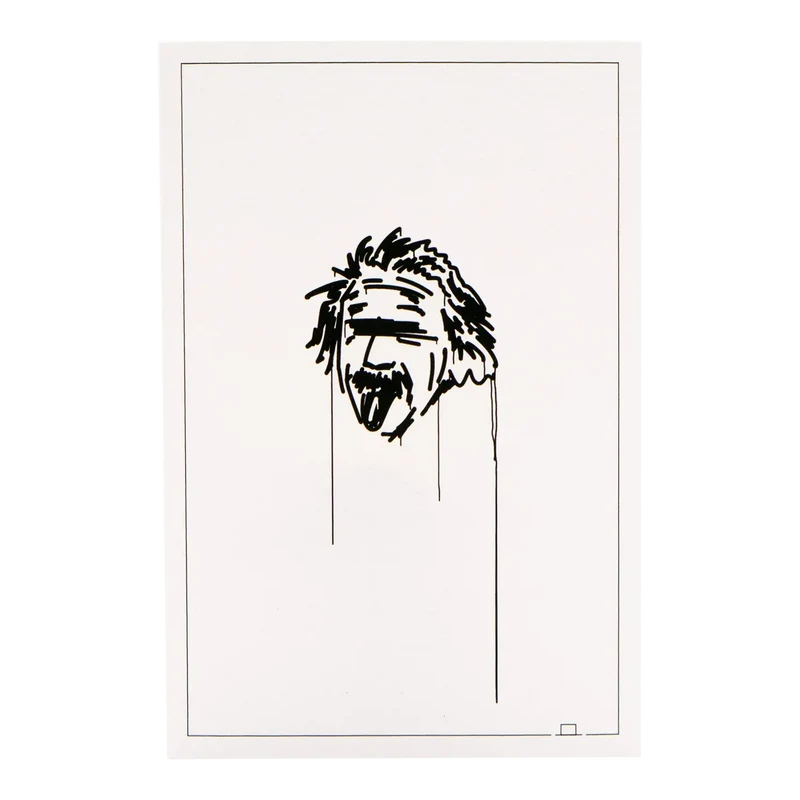 Kunstdruck Albert Einstein