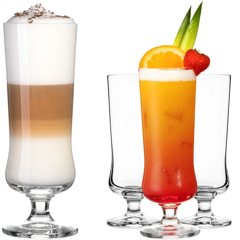 PLATINUX Elegante Cocktailgläser aus Crystalline Glas 300ml Set 4-Teilig