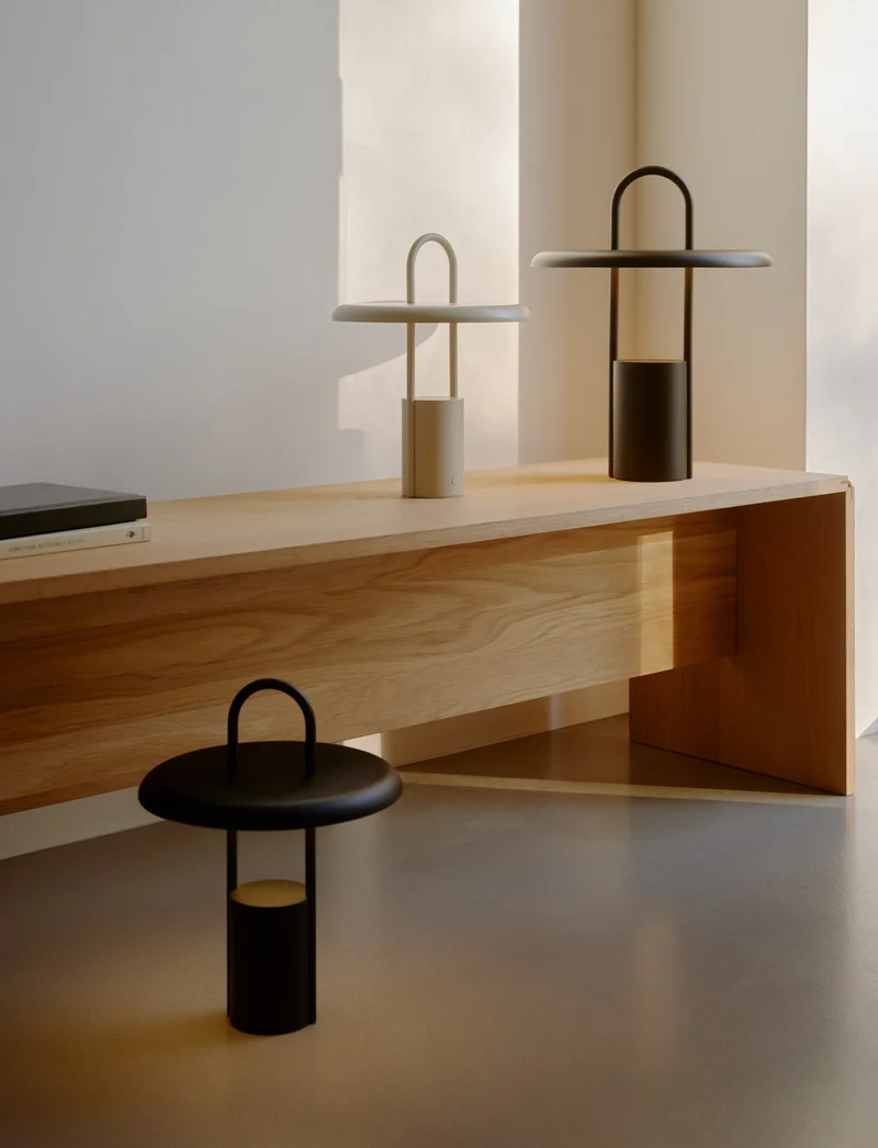 Pier LED-Tischleuchte, portable H 25 cm