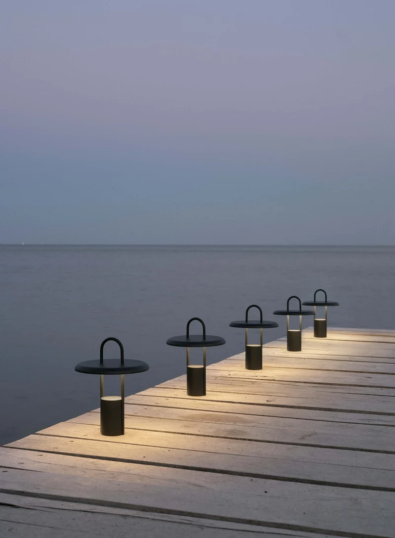 Pier LED-Tischleuchte, portable H 25 cm