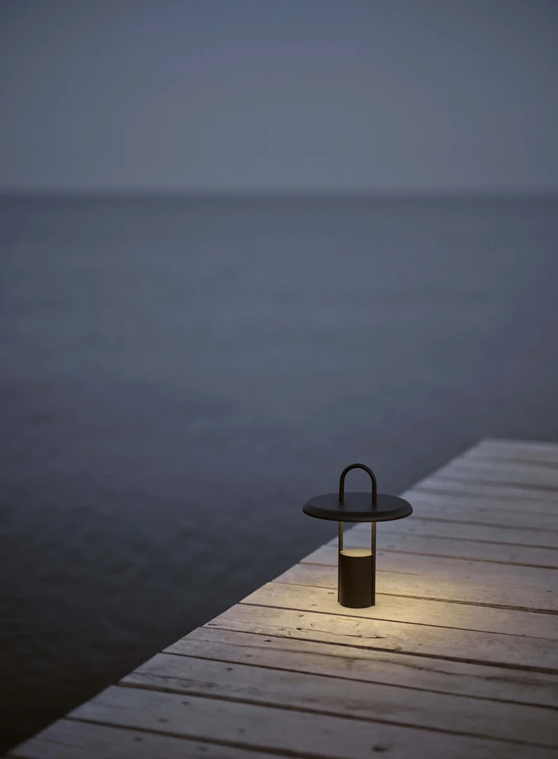 Pier LED-Tischleuchte, portable H 25 cm