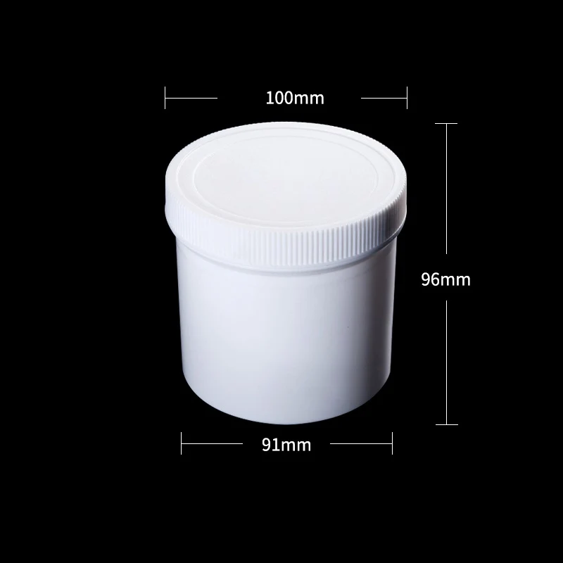 Weithalsglas, Kunststoff HDPE, Fassungsvermögen 100 ml bis 1.000 ml