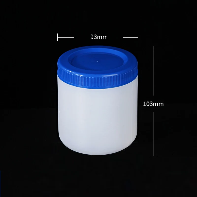 Weithalsglas aus Kunststoff HDPE, Fassungsvermögen 250 ml bis 1.000 ml