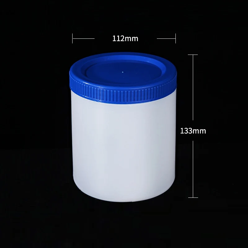 Weithalsglas aus Kunststoff HDPE, Fassungsvermögen 250 ml bis 1.000 ml