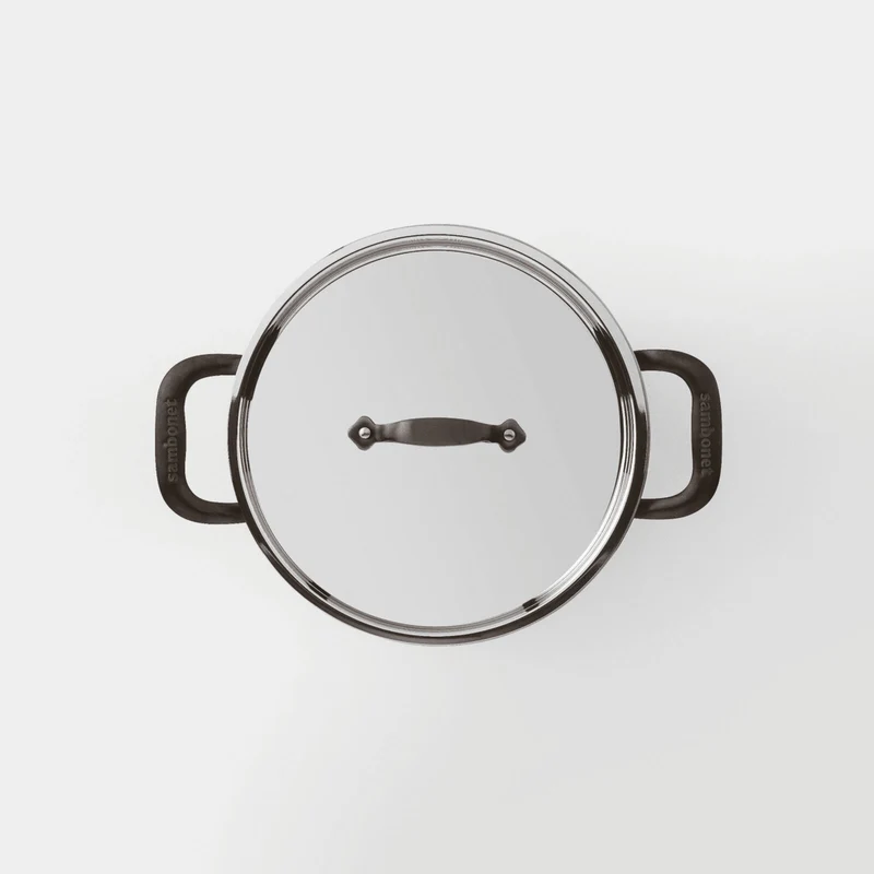 Sambonet Home Chef Pentola alta 20 cm con Coperchio