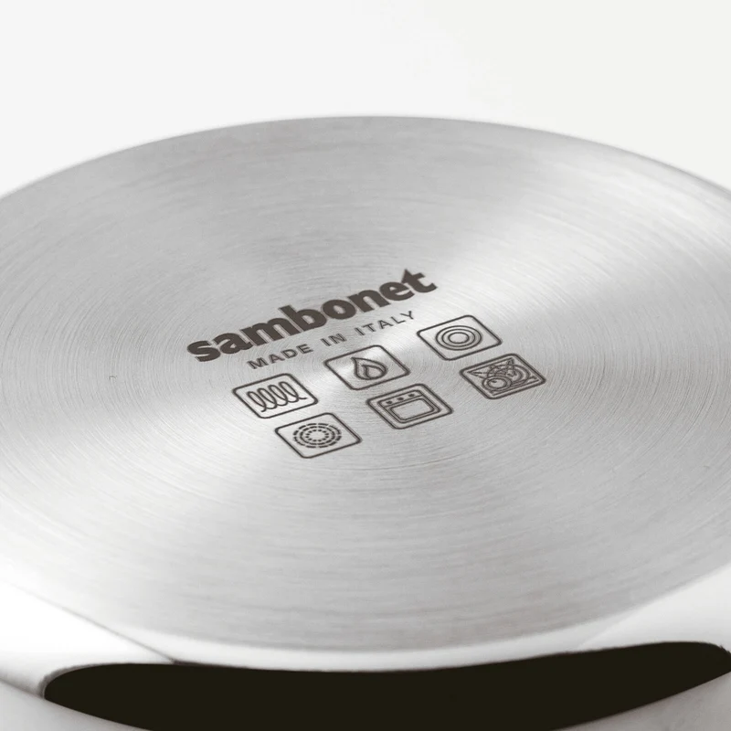 Sambonet Home Chef Pentola alta 20 cm con Coperchio