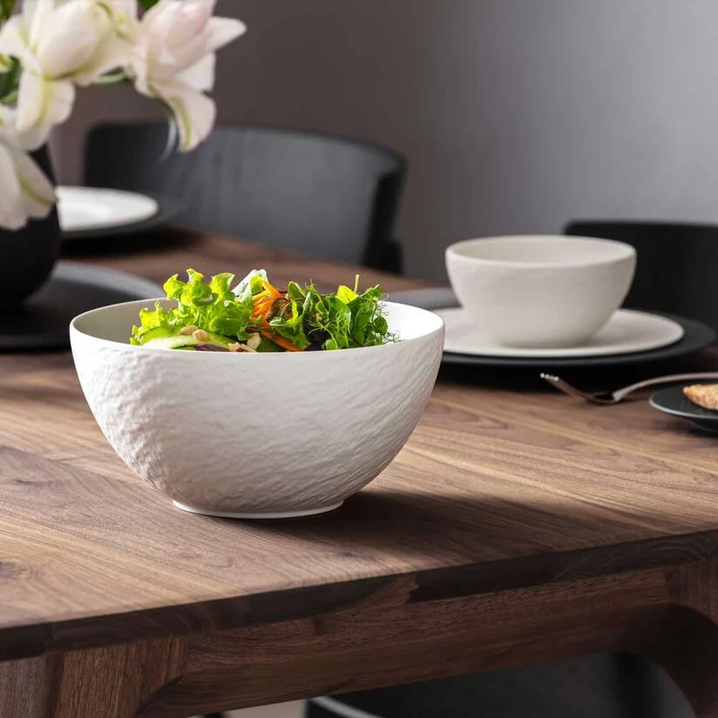 Villeroy & Boch Manufacture Rock Bianco Insalatiera 24 cm