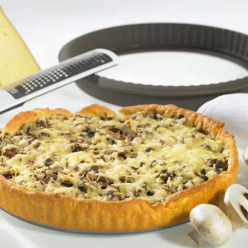 -Lurch- FlexiForm Quiche 26cm mit Glasboden braun