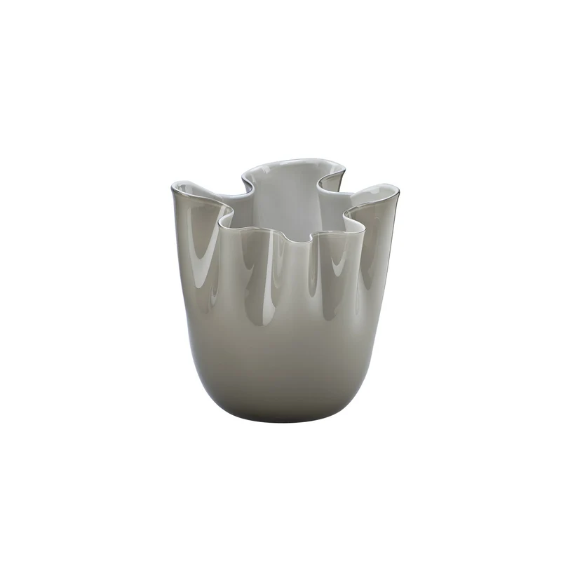 Venini Vaso Fazzoletto Opalino Medio