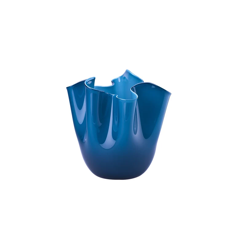Venini Vaso Fazzoletto Opalino Medio