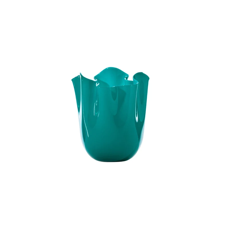 Venini Vaso Fazzoletto Opalino Medio