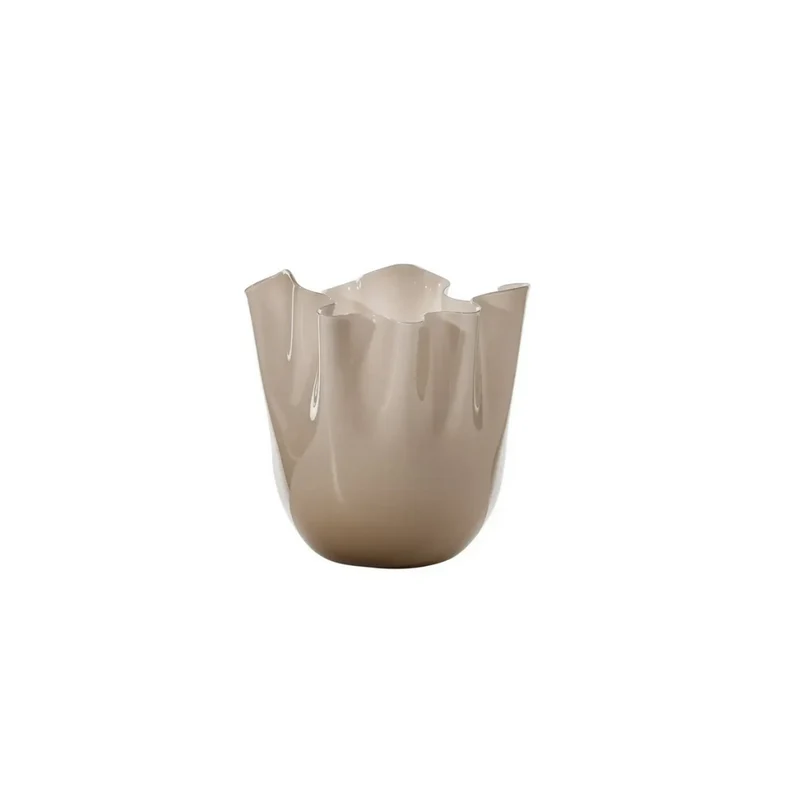 Venini Vaso Fazzoletto Opalino Medio