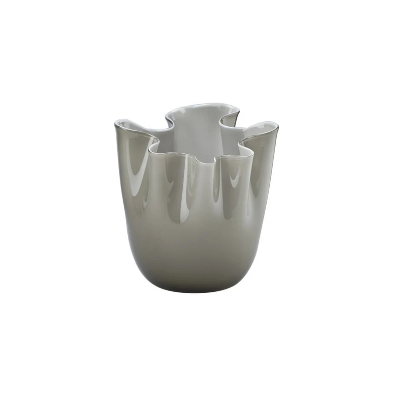 Venini Vaso Fazzoletto Opalino Medio