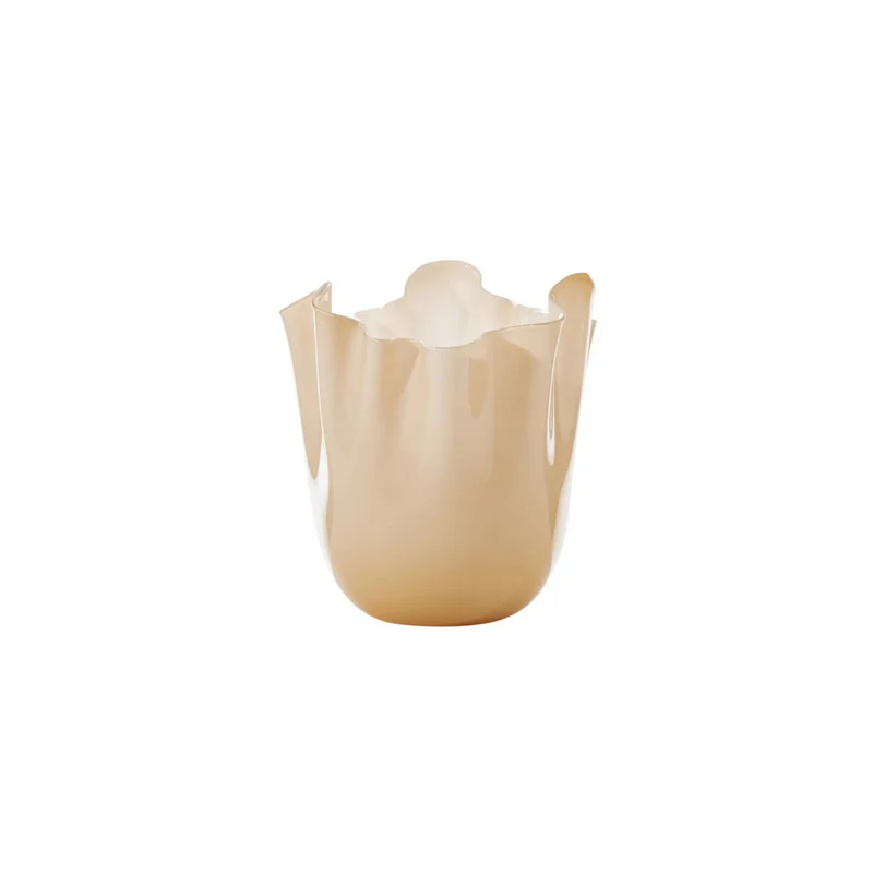 Venini Vaso Fazzoletto Opalino Medio