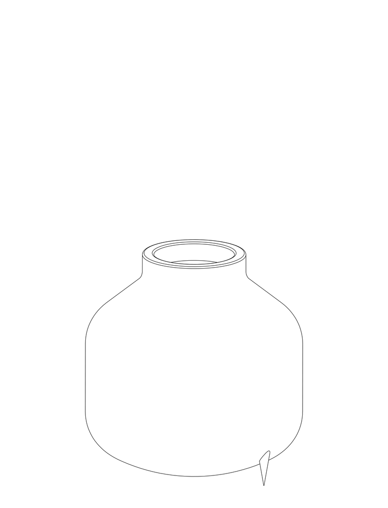 Amphora Glaseinsatz für Isolierkanne, 222