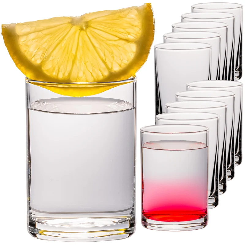 PLATINUX Shotgläser Set 12 Stück Schnapsgläser 60ml spülmaschinenfest