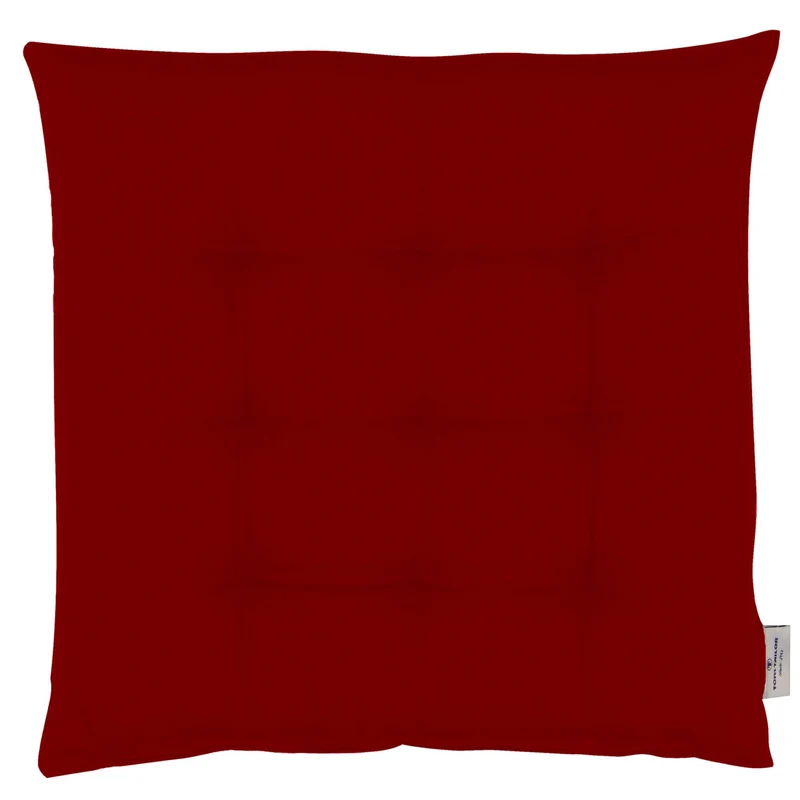 Sitzkissen 'Dove'| 40x40 cm | Baumwolle mit Füllung | Unifarben | 9-fach Steppung | waschbar | Hergestellt in Spanien