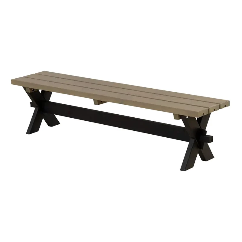 Planken-Gartenmöbel 'Nostalgie' | Kiefer druckimprägniert | Graubraun/Schwarz | Made in Europe