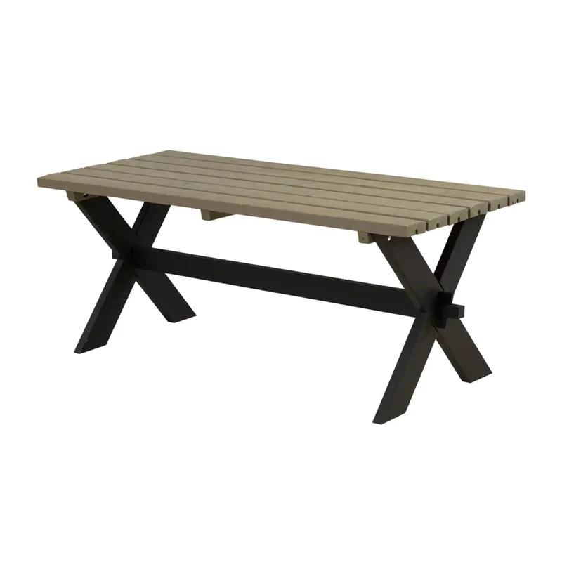 Planken-Gartenmöbel 'Nostalgie' | Kiefer druckimprägniert | Graubraun/Schwarz | Made in Europe