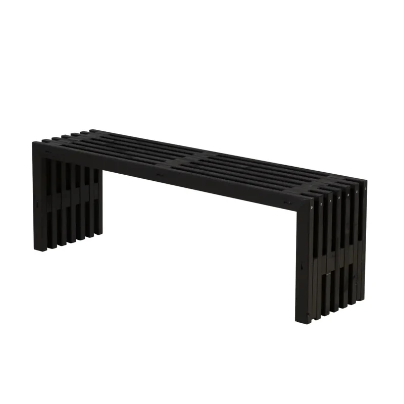 Lattenbank | Kiefer FSC-zertifiziert | Schwarz oder Treibholzfarbe | Made in Europe