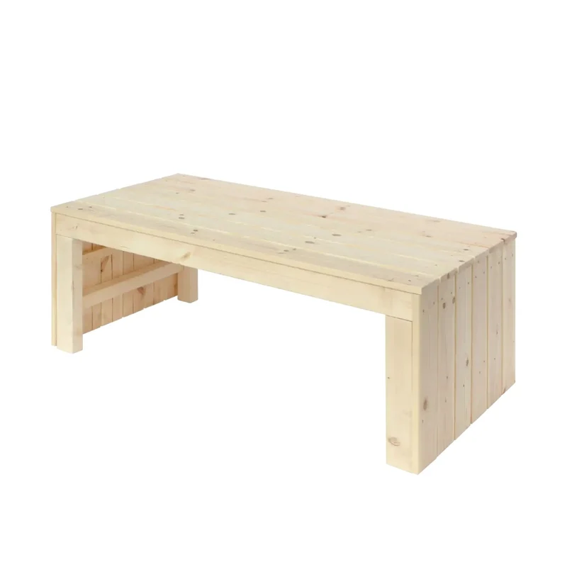 Sandkasten 'Fun' | mit Sitzbank | mit Rädern | Holz unbhandelt | Made in Europe