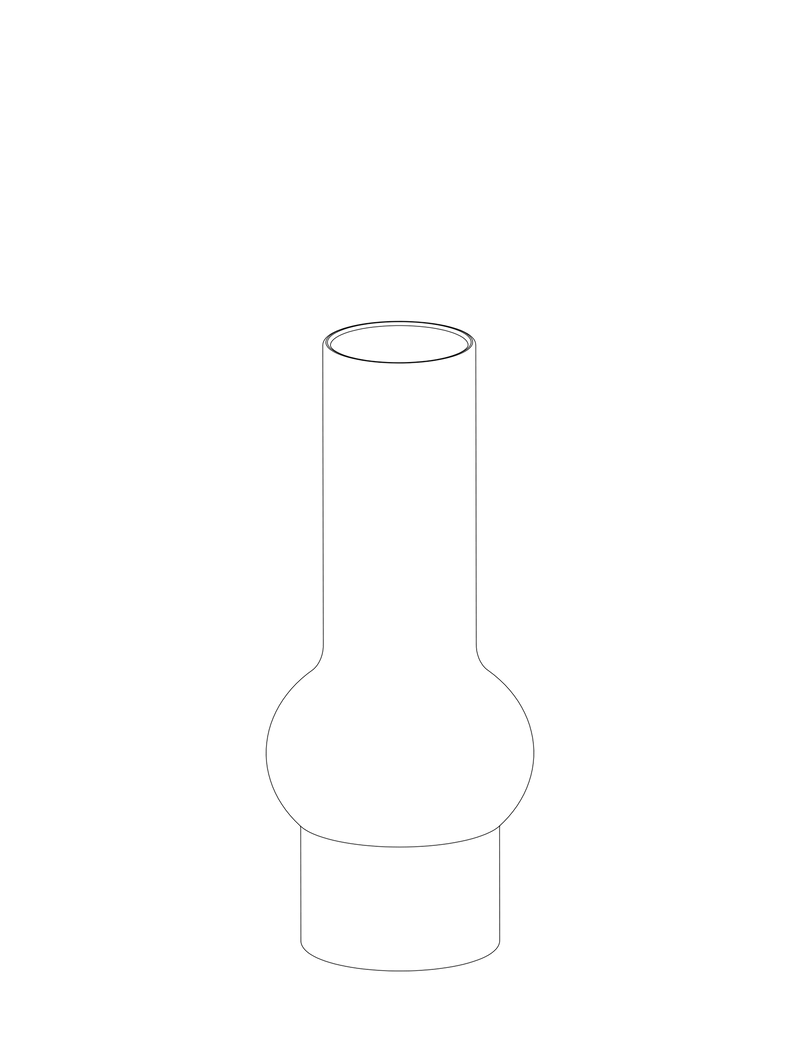EM Brennerglas für 1001