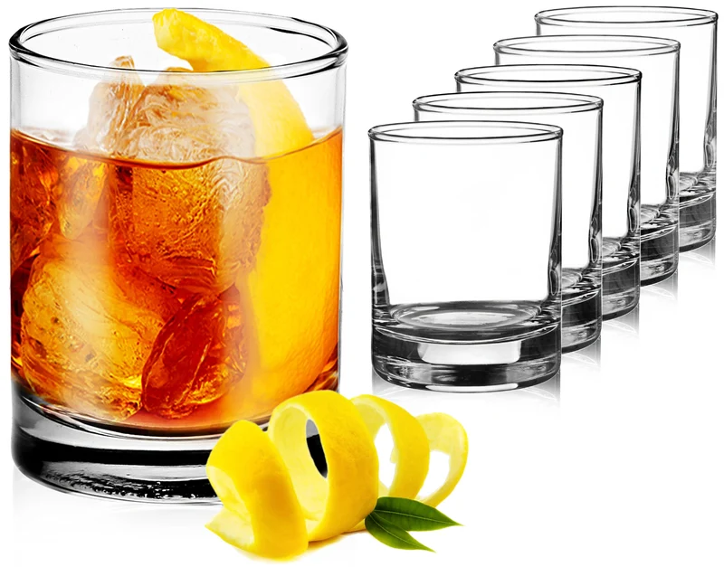 PLATINUX Shotgläser 50ml (max.60ml) Set 6-Teilig aus Glas 5cl