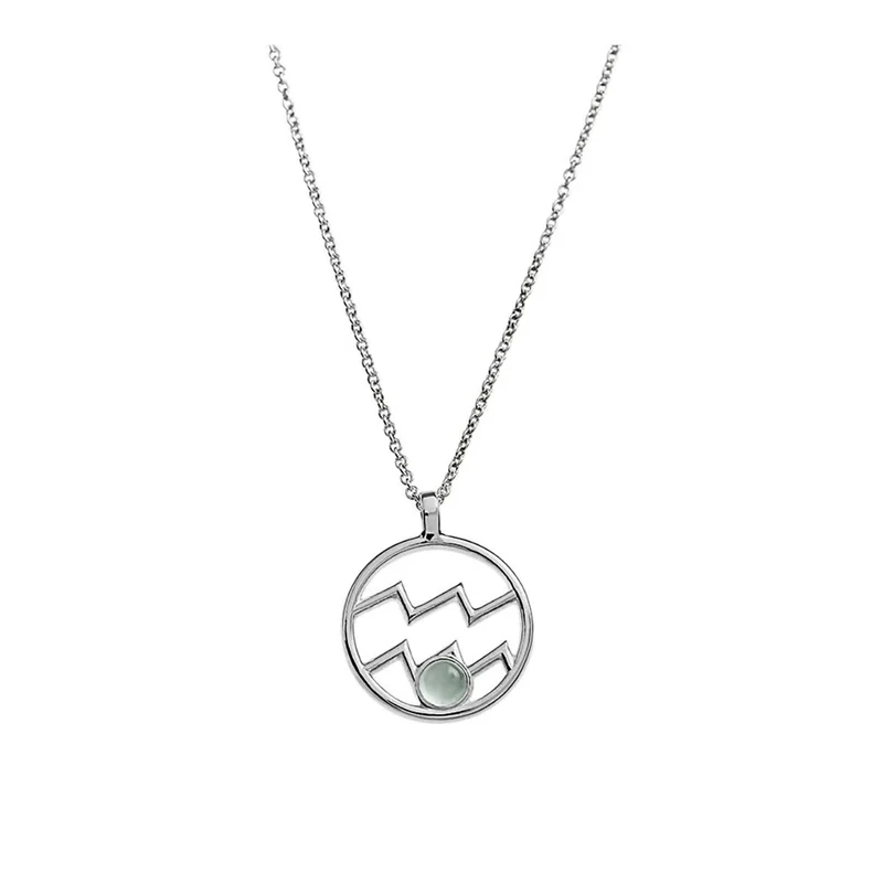 Kettenanhänger Sternzeichen Wassermann, mit Kette