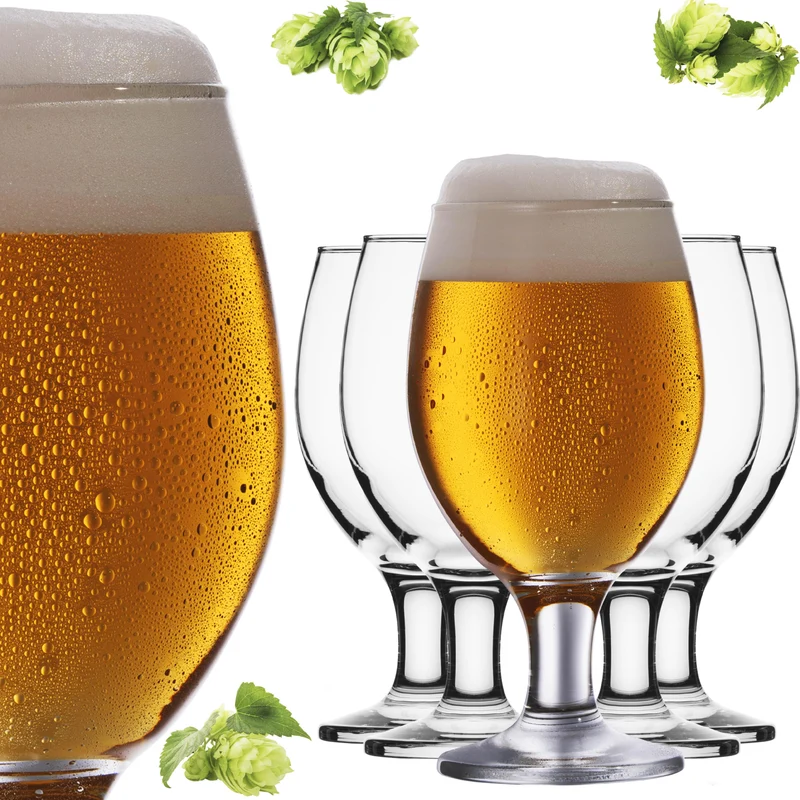 PLATINUX Biertulpen Biergläser Set 6 Stück 300ml (max.400ml)