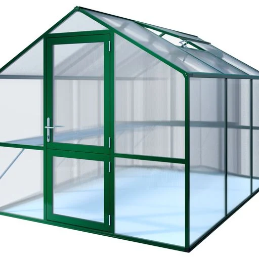 Hochstabiles Aluminium Gewächshaus 'Vaduz' | in verschiedenen Ausführungen | ISO-Hohlkammerplatten Polycarbonat | Made in Germany