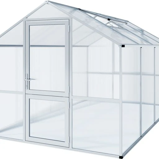 Hochstabiles Aluminium Gewächshaus 'Vaduz' | in verschiedenen Ausführungen | ISO-Hohlkammerplatten Polycarbonat | Made in Germany