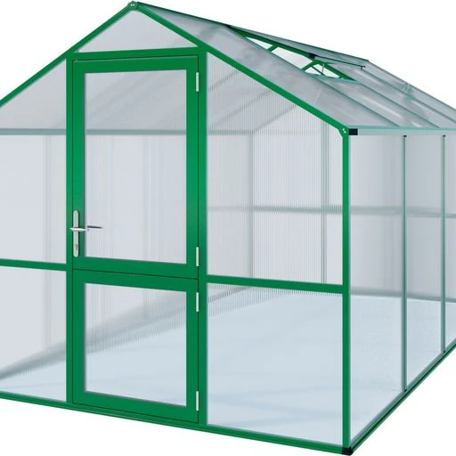 Hochstabiles Aluminium Gewächshaus 'Vaduz' | in verschiedenen Ausführungen | ISO-Hohlkammerplatten Polycarbonat | Made in Germany