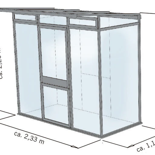 Hochstabiles Aluminium Gewächshaus 'Bern' | in verschiedenen Ausführungen | ISO-Hohlkammerplatten Polycarbonat | Made in Germany