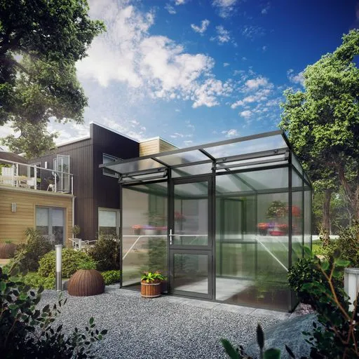 Hochstabiles Aluminium Gewächshaus 'Bern' | in verschiedenen Ausführungen | ISO-Hohlkammerplatten Polycarbonat | Made in Germany