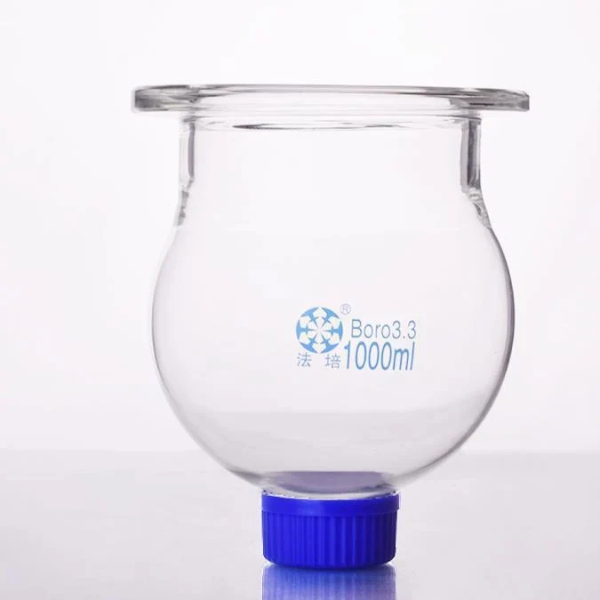 Kugelförmiges Reaktionsgefäß, Flanschdurchmesser DN 100 bis DN 200, Fassungsvermögen 1.000 bis 20.000 ml