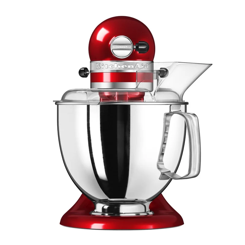 KitchenAid 4,8 L 5KSM175 Artisan Küchenmaschine Steellover mit Edelstahl-Werkzeugen
