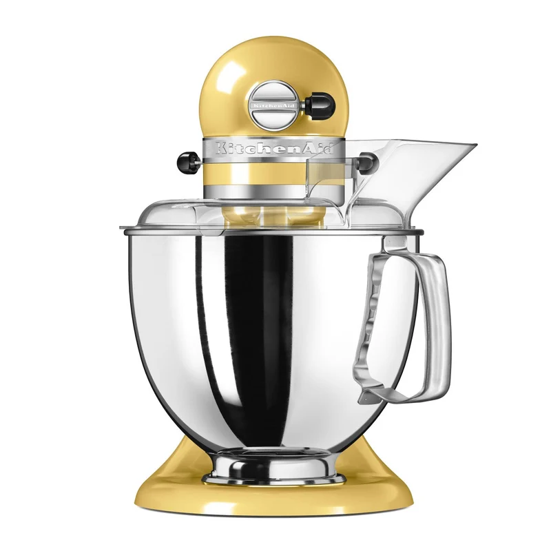 KitchenAid 4,8 L 5KSM175 Artisan Küchenmaschine Steellover mit Edelstahl-Werkzeugen