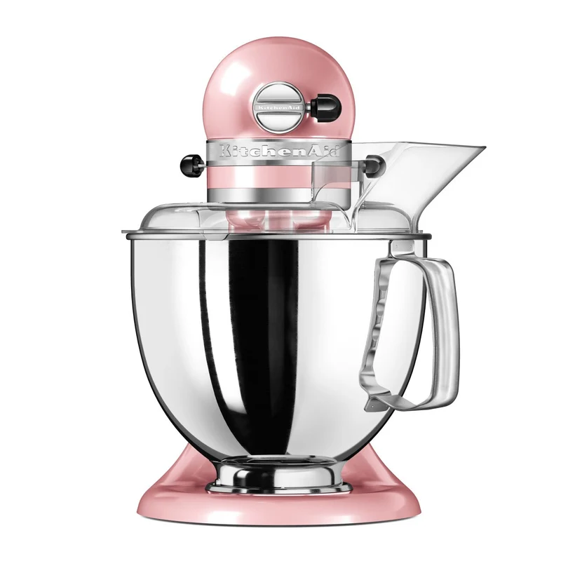 KitchenAid 4,8 L 5KSM175 Artisan Küchenmaschine Steellover mit Edelstahl-Werkzeugen